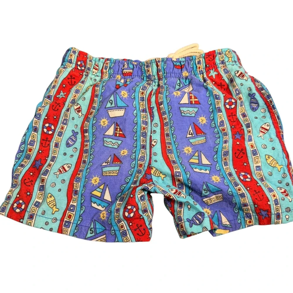 Vintage OshKosh Bgosh and Gap Boys Swim Trunks Shorts Lot of 3 Size 3T 90s